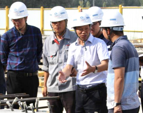 保安全 保穩(wěn)定 喜迎黨的十九大——公司領(lǐng)導(dǎo)赴項目一線進行安全檢查