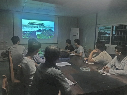 使命呼喚擔當，堅定不移向前 — 十七直河口項目部組織全體管理人員觀看《領航》系列片