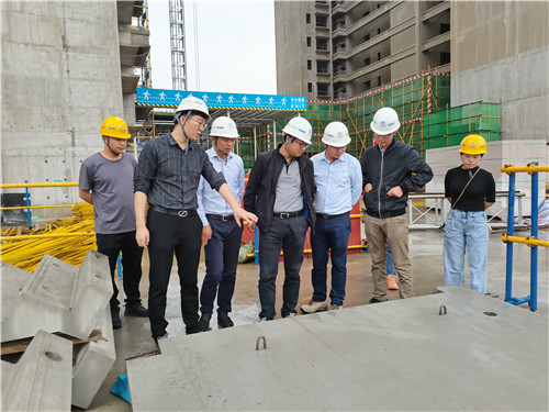 萬向遵調(diào)研萬科城項目