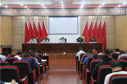 【大戰(zhàn)120天】公司召開“乘勢而上，大戰(zhàn)120天，確保年度目標(biāo)超額完成”工作部署會