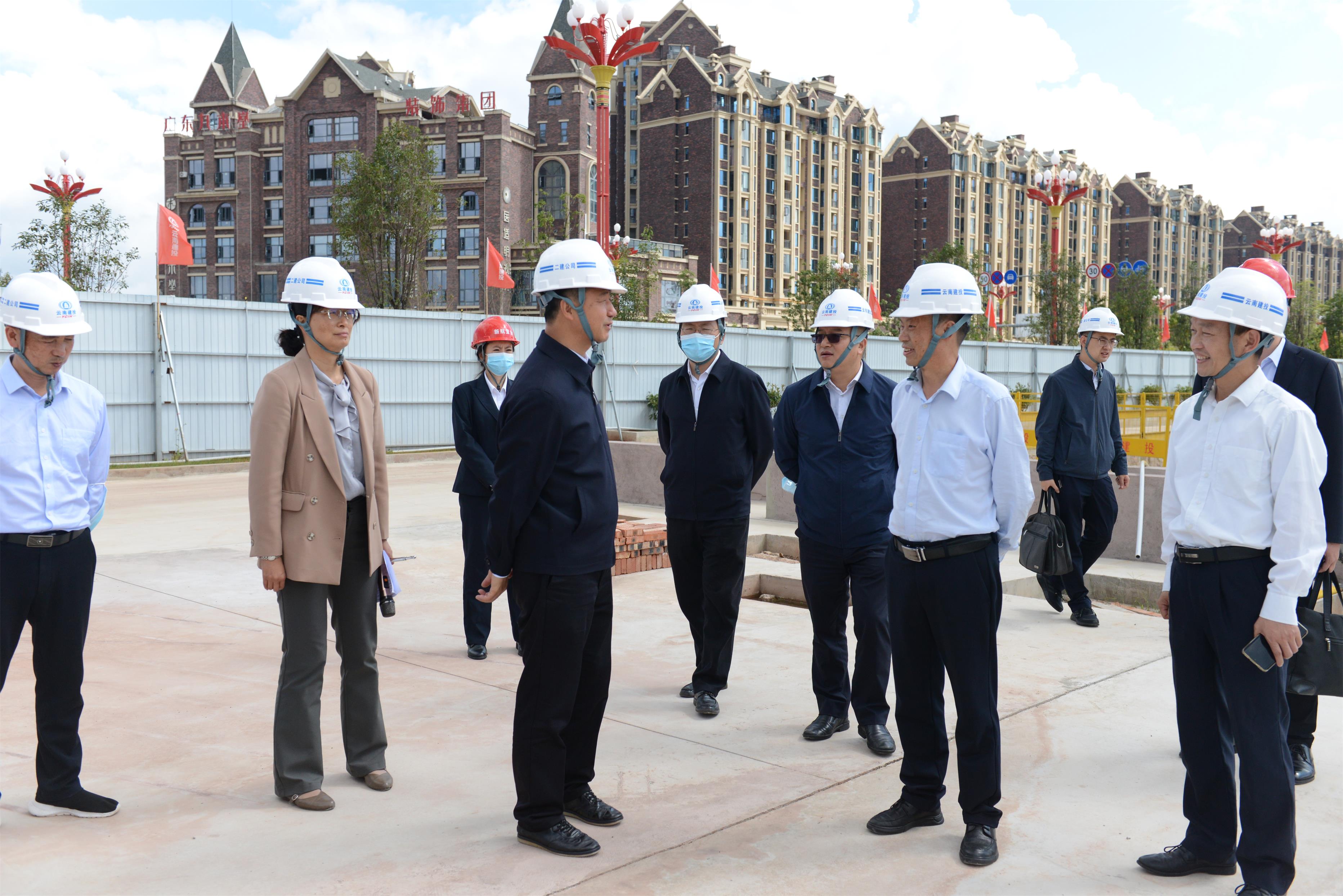 【調研檢查】楚雄州委書記劉勇調研楚雄新航鴻雅項目