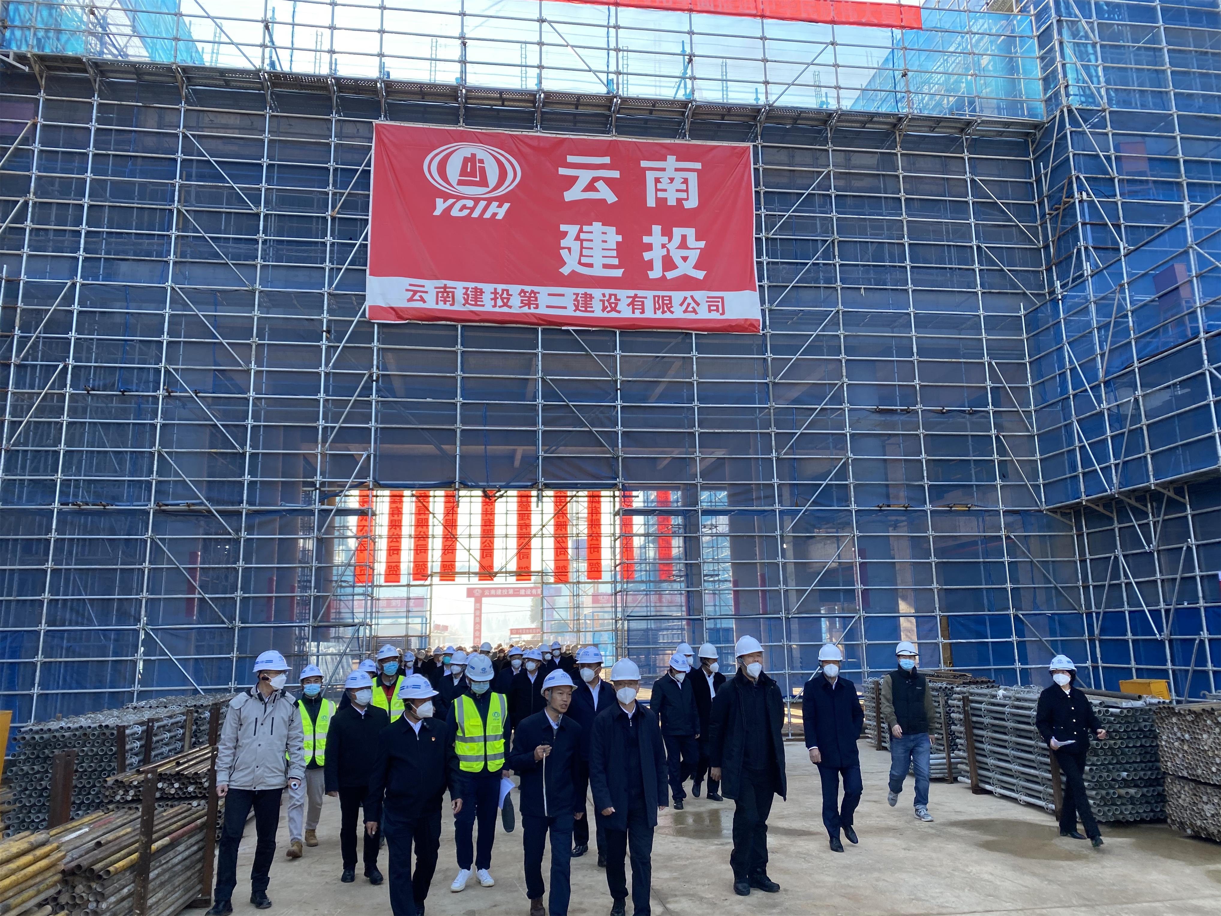 普洱市一行領導到二公司西盟縣大黑山通道建設項目現(xiàn)場觀摩