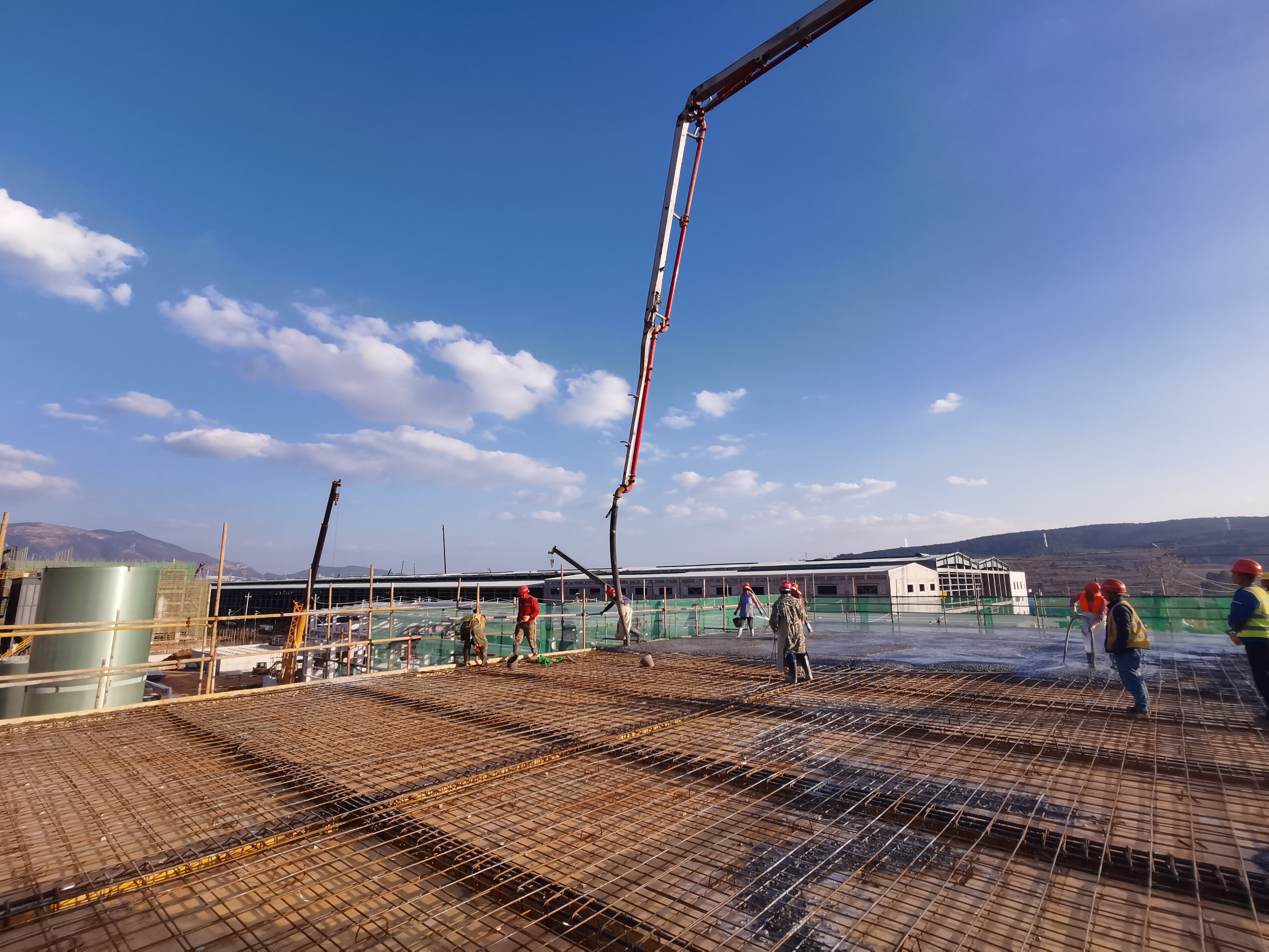 【項目動態(tài)】云銅搬遷項目火法系統(tǒng)土建主體工程全面封頂