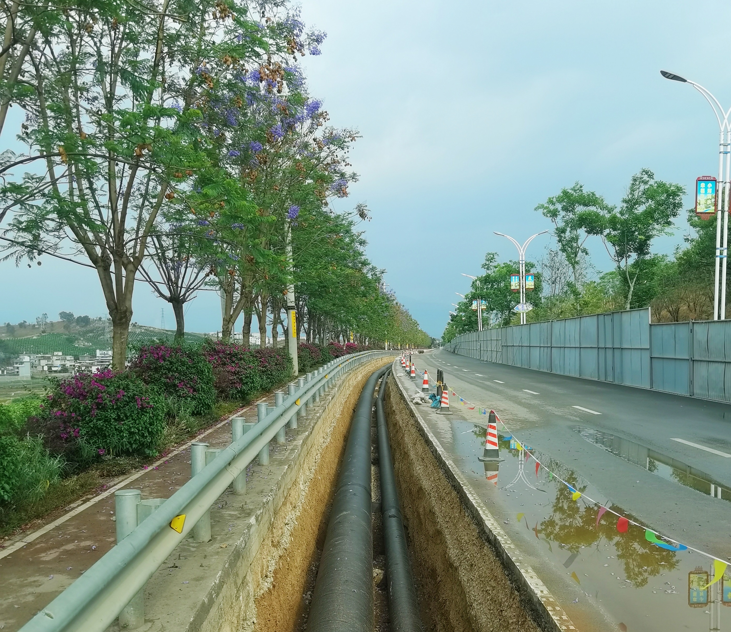 【項目動態(tài)】彌渡縣城鄉(xiāng)供水一體化項目縣城二水廠應急供水管網(wǎng)試通水成功