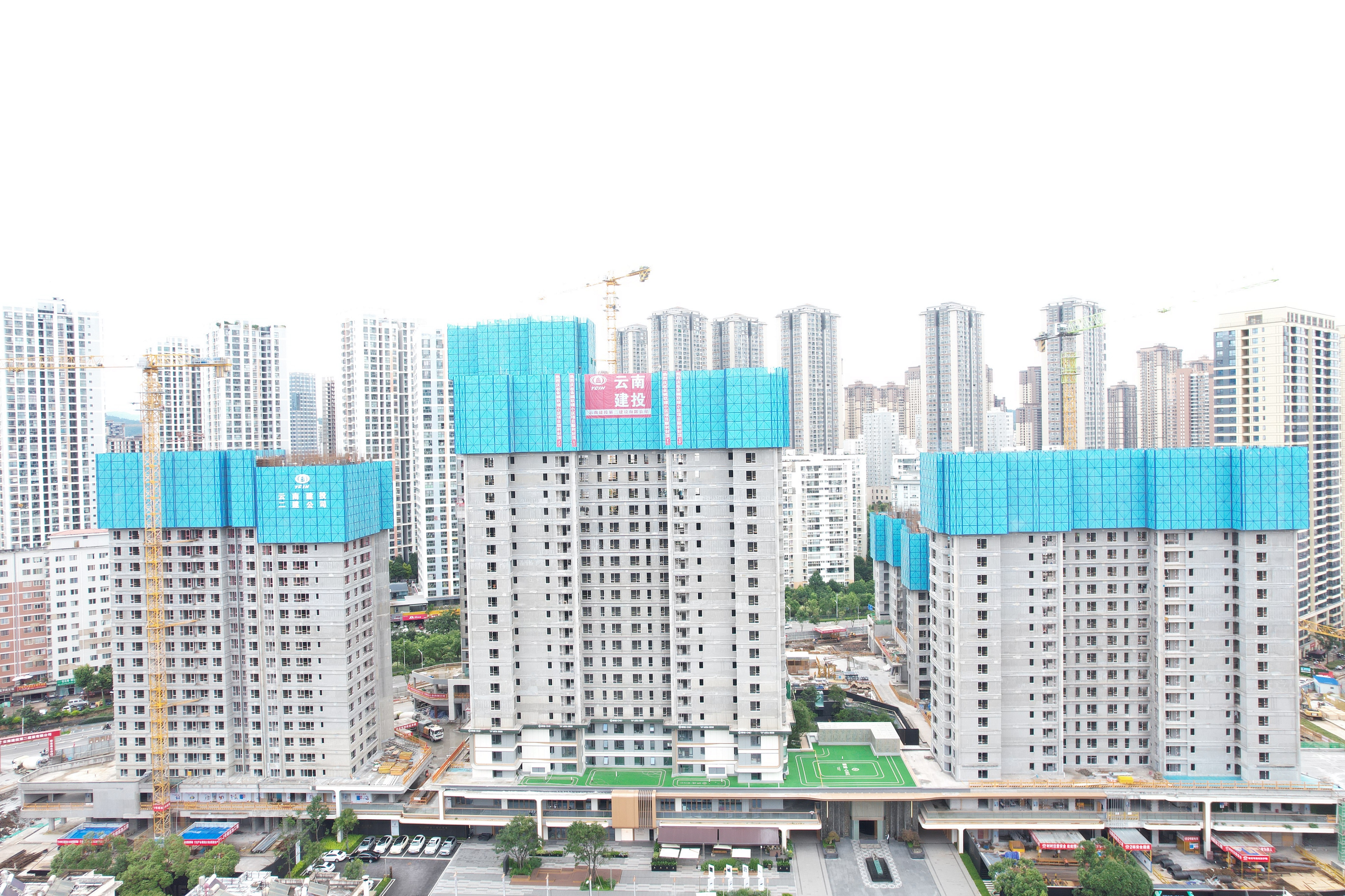 凝心聚力筑精品！金樾玖璋小區(qū)建設(shè)項(xiàng)目首棟封頂